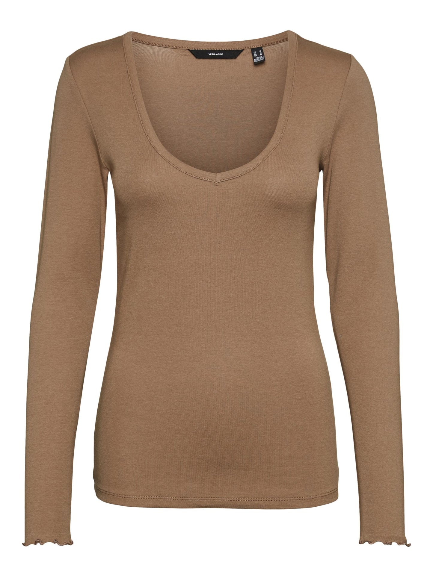 VERO MODA Women's Rita Top Brown