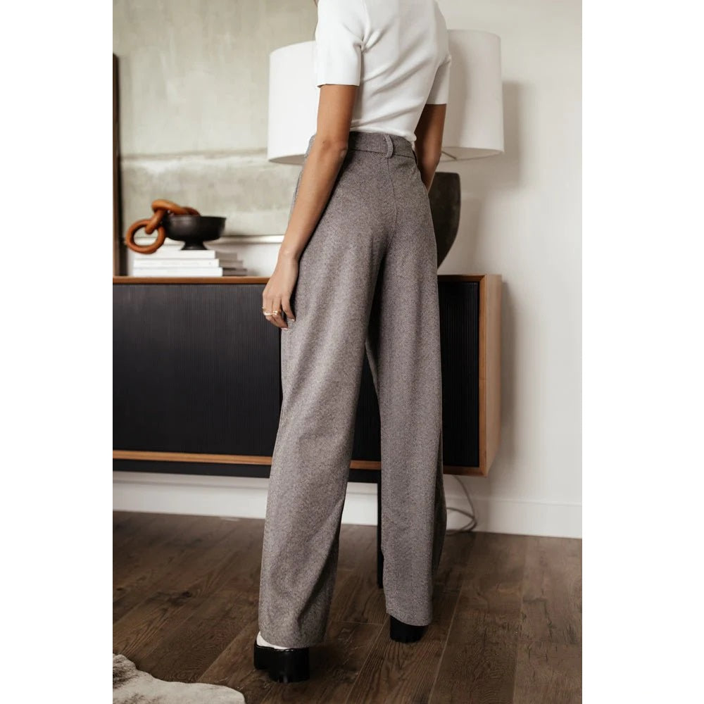 VERO MODA Women's Edda Trouser Gray Size 12