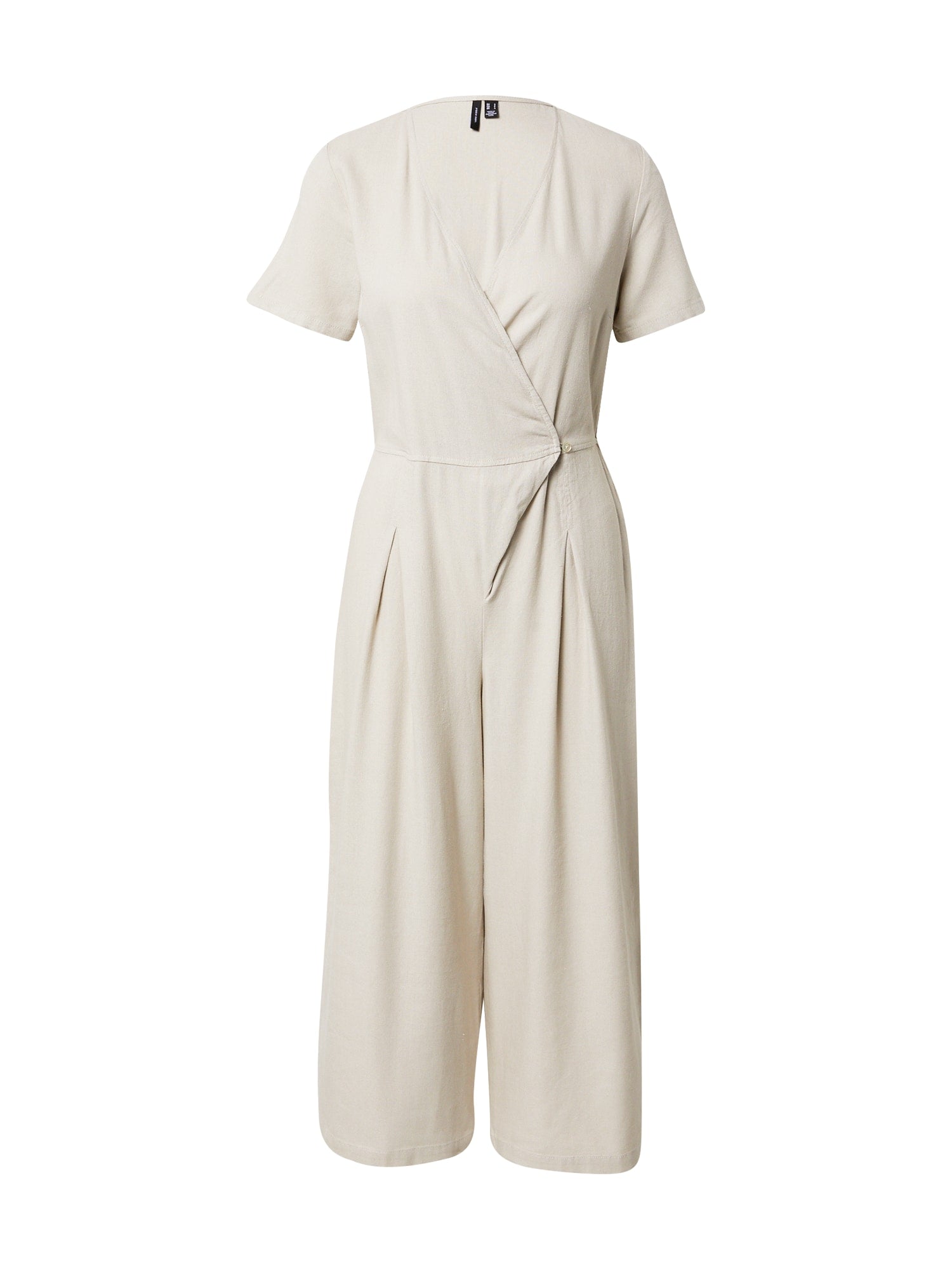 vero-moda-womens-light-gray-jesmilo-jumpsuit-size-sm