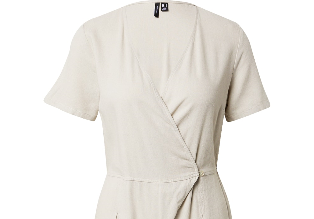 VERO MODA Women's Light Gray JESMILO Jumpsuit Size SM