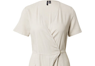 VERO MODA Women's Light Gray JESMILO Jumpsuit Size SM