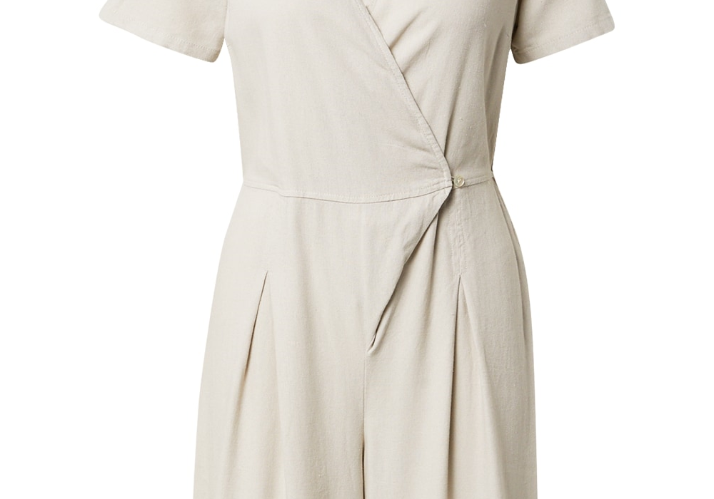 VERO MODA Women's Light Gray JESMILO Jumpsuit Size SM