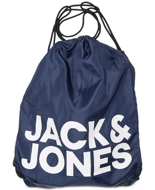 Jack & Jones Men's 3 Pc Swim Trunks Towel & Drawstring Beach Bag Set Blue Size X-Large