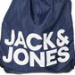 Jack & Jones Men's 3 Pc Swim Trunks Towel & Drawstring Beach Bag Set Blue Size X-Large