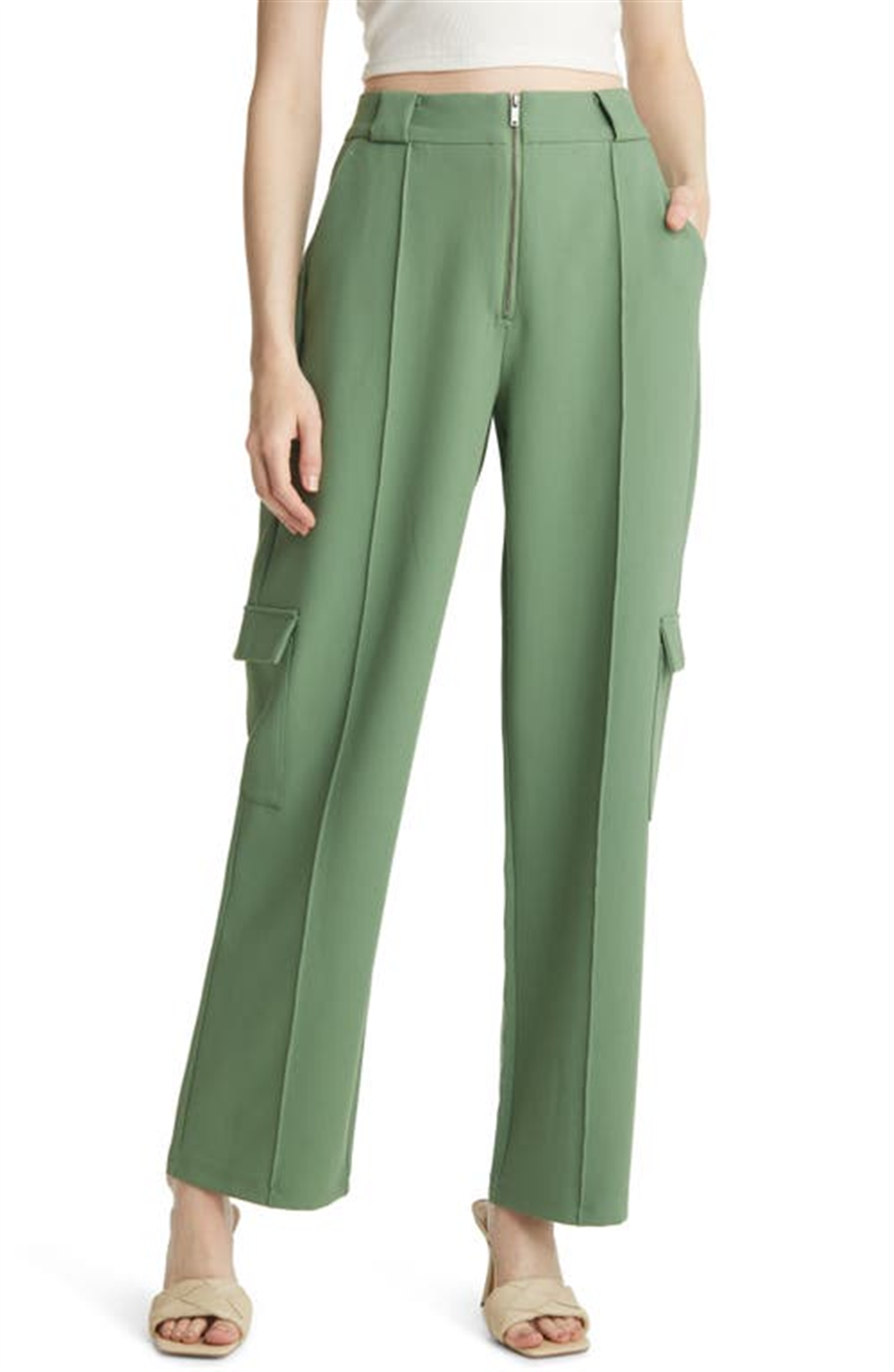 VERO MODA Women's Comfrey High Waist Cargo Pants Size Small