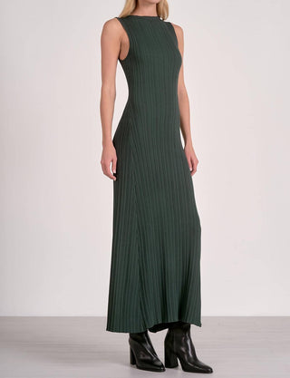 Elan - Sleeveless Crewneck Maxi Dress