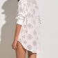 Elan - Erin Eyelet Button Down Cover Up