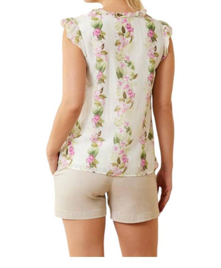 Tommy Bahama - Sleeveless Print Ruffle Top