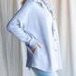 7Th Ray - Cable Knit Button Down Top