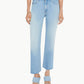 Mother - Kick It Ankle Fray Straight Leg Jeans