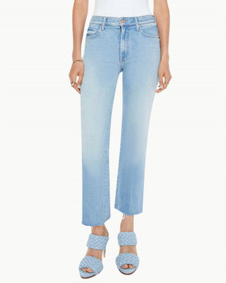 Mother - Kick It Ankle Fray Straight Leg Jeans