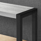 Accent Side Table Narrow Small 2-Tier Contemporary Modern
