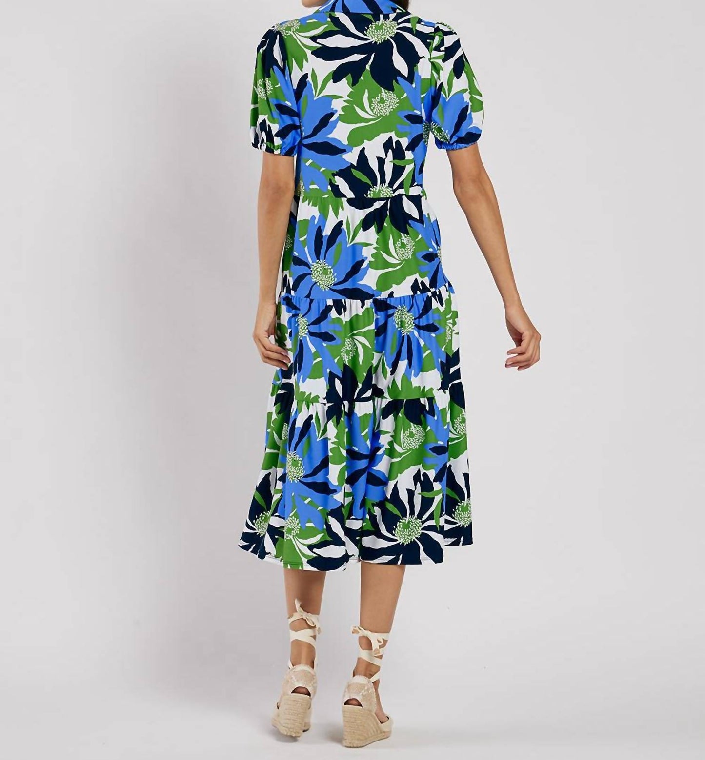 Jude Connally - Portia V-neck Midi Dress