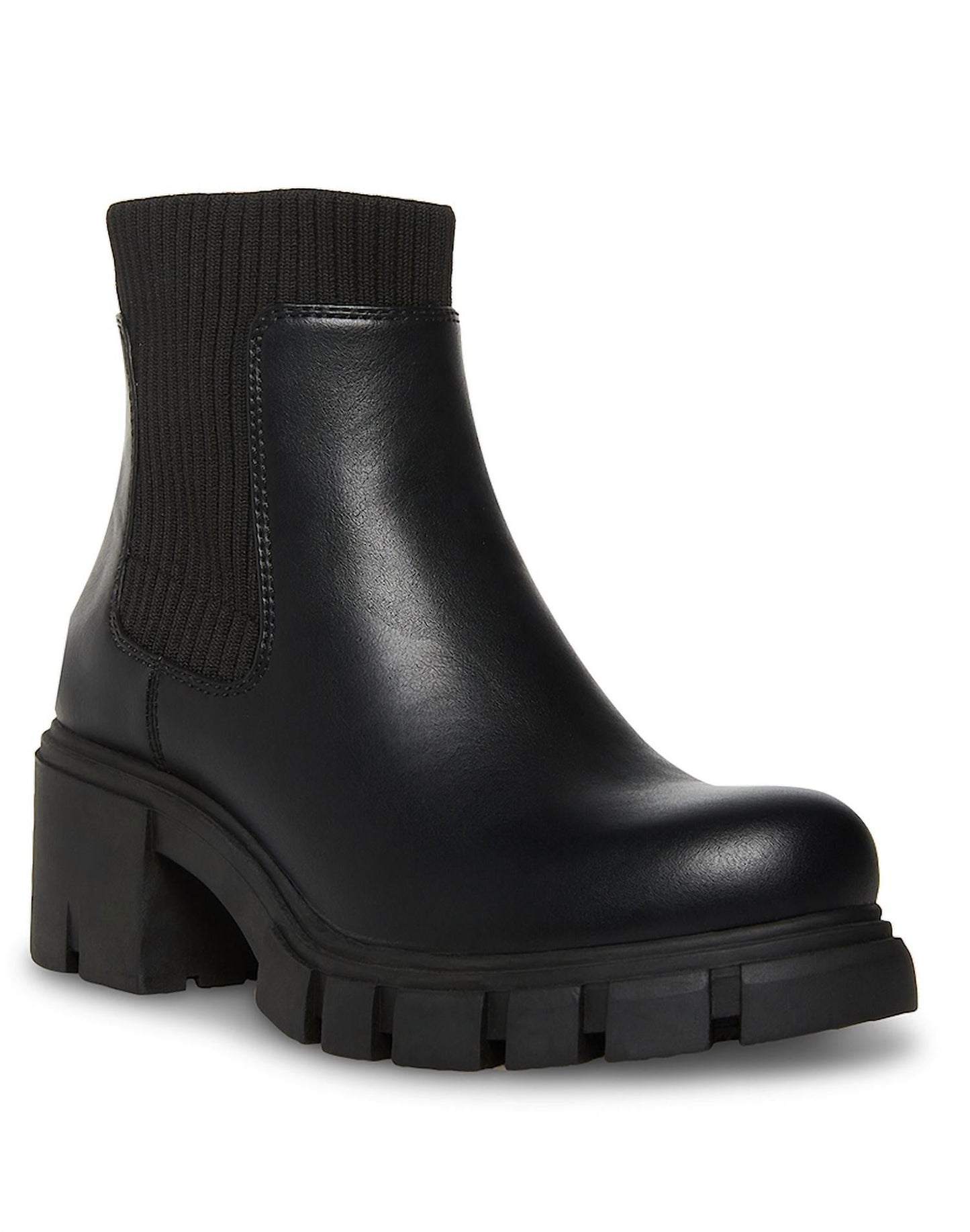 Steve Madden - Women's Ribbed Sock Like Ankle Boot
