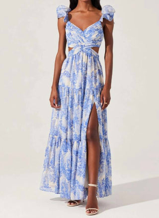 Astr - Fritillaria High Slit Maxi Dress