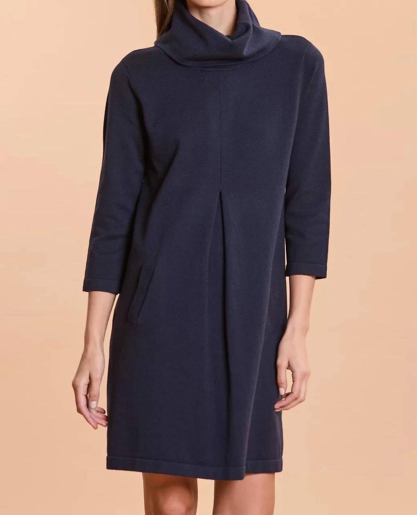 Tyler Boe - Faux Suede 3/4 Sleeve Midi Dress