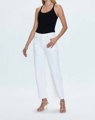 Pistola - Mid Rise Bowed Straight Jean