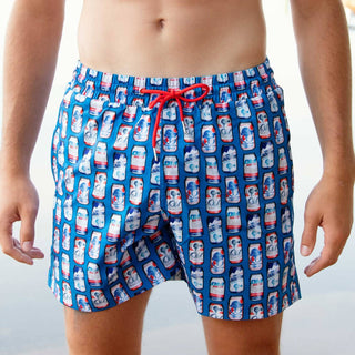 Old South Apparel - Beer Me Soft Mesh Swim Trunks