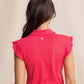 Southern Tide - Dayna Active Ruffle Polo Tank