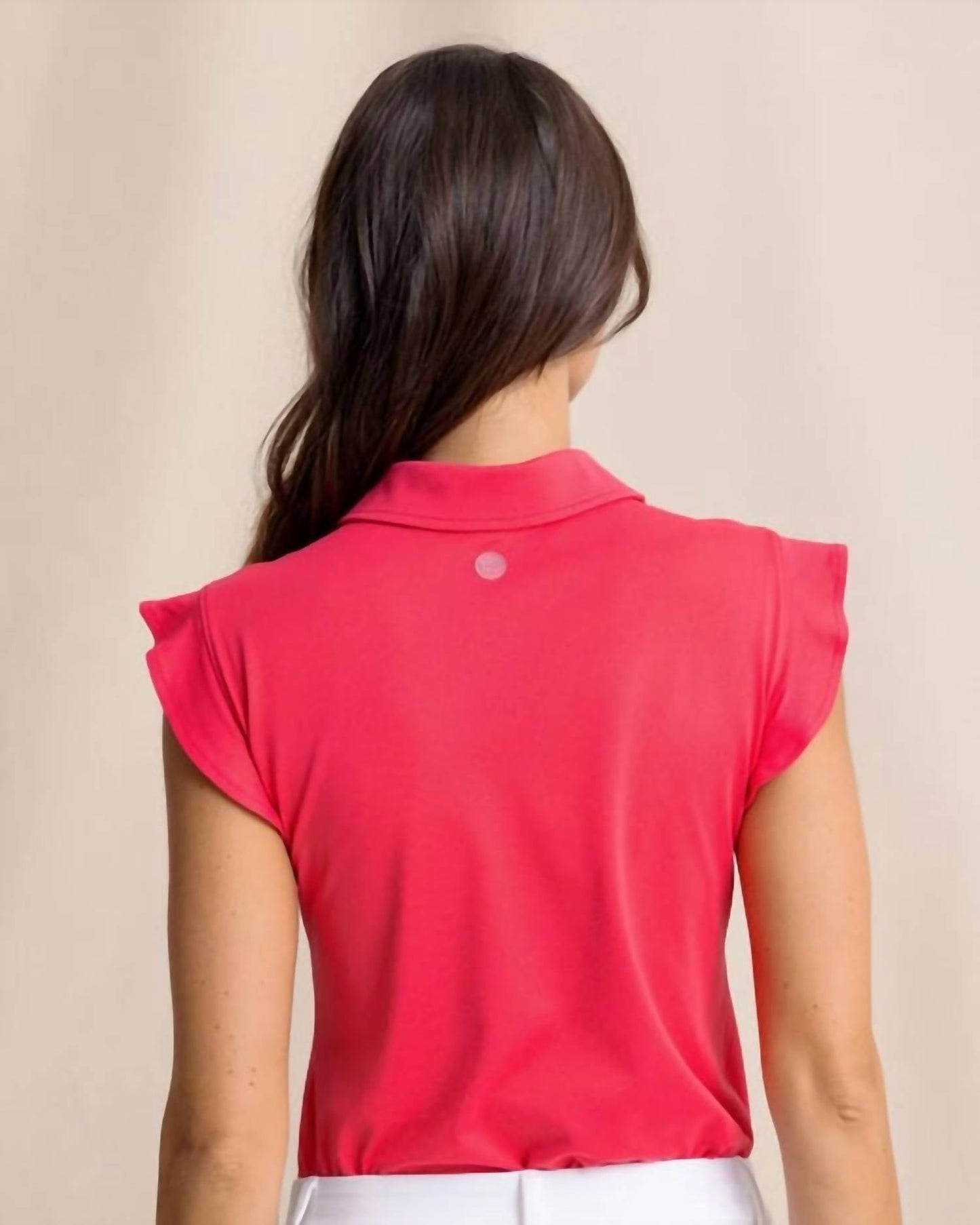 Southern Tide - Dayna Active Ruffle Polo Tank