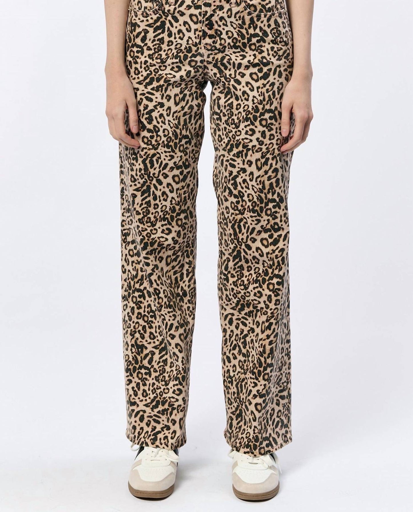 Dear John Denim - Leopard Straight Leg Jean