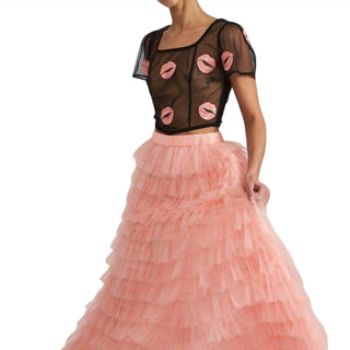 Batsheva - Shirt Sleeve Dirndl Top