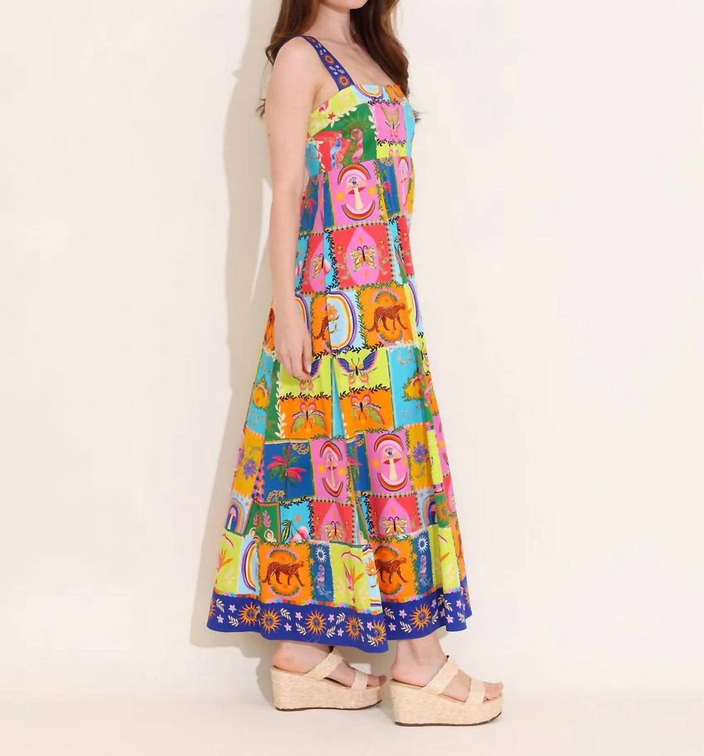 Alden Adair - Nirvana Maria Square Neck Maxi Dress