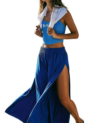 Free People - Hot Shot Slit Wide Leg Pants