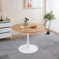 Mid-Century Tulip Dining Table With Round Top