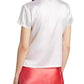 Atm - Stretch Satin Short Sleeve Tee Top