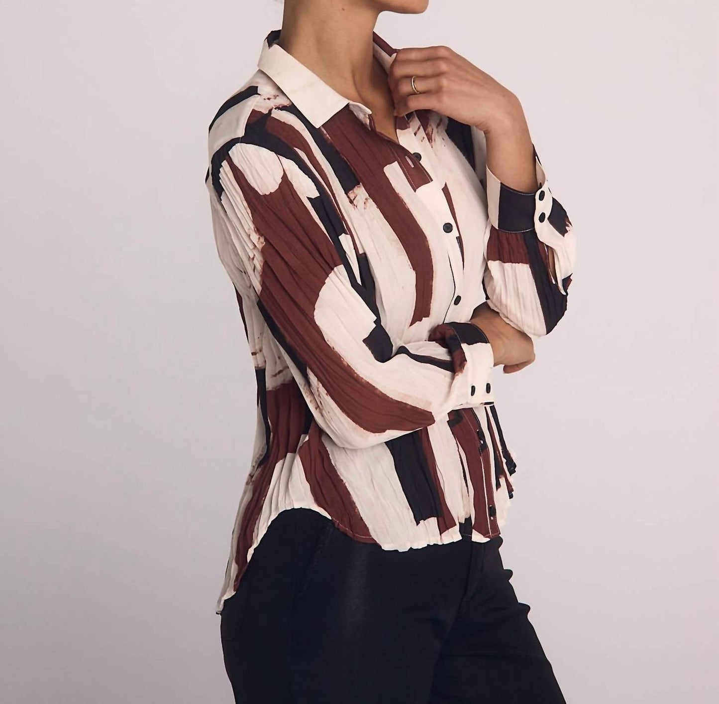 Bella Dahl - Pleated Button Down Shirt