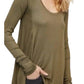 Free People - January Ribbed Scoop-neck T-shirt