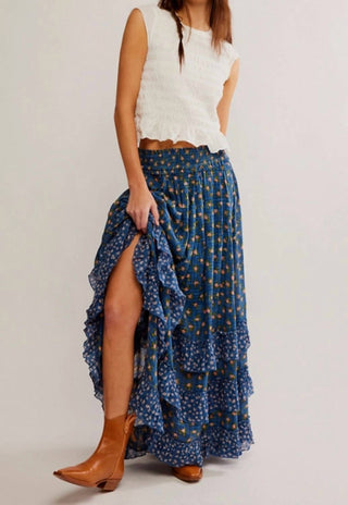 Free People - Brynn Printed Maxi Skirt