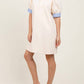 Entro - Striped Collar Shirt Dress - Plus Size