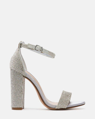 Steve Madden - Women's Carrson Rhinestone Heeled Sandal