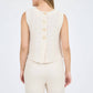 Lucy Paris - Cloud Nine Button Top