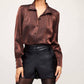 Fifteen Twenty - Sienna Button Front Shirred Blouse