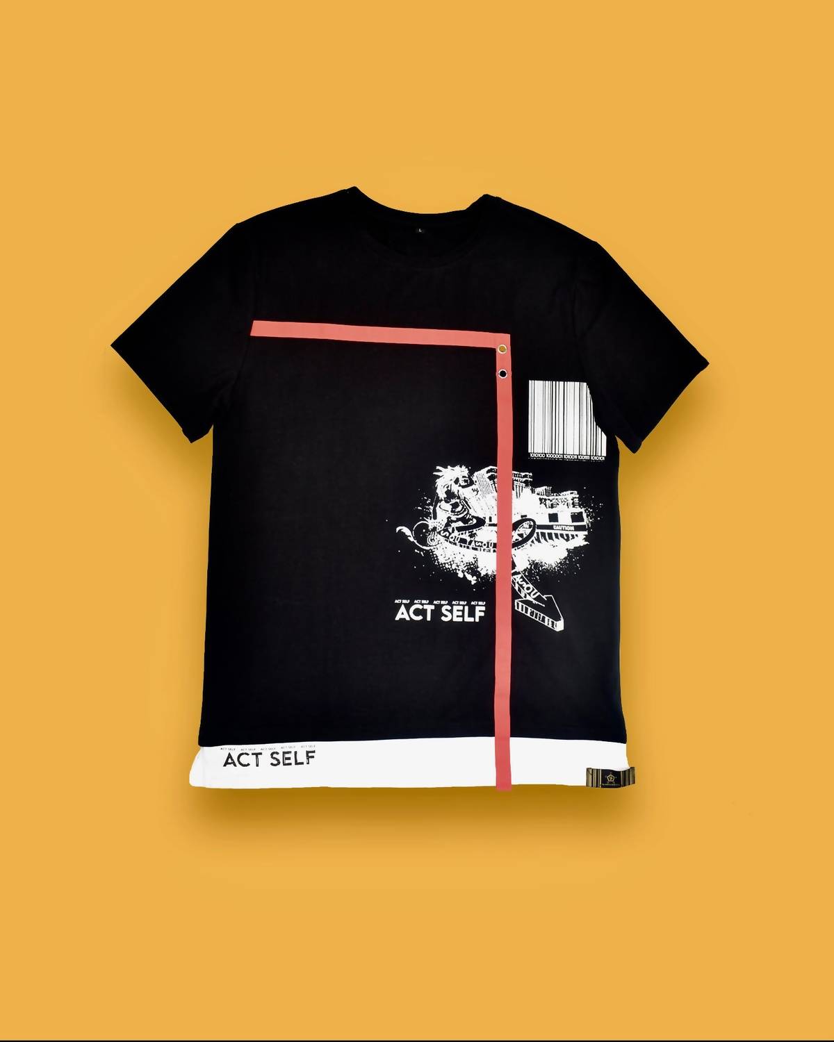 The Athletic Side Of Us - Act Self Black Short Sleeve T-shirt