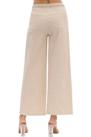 Entro - Gina Braided Detail Pants