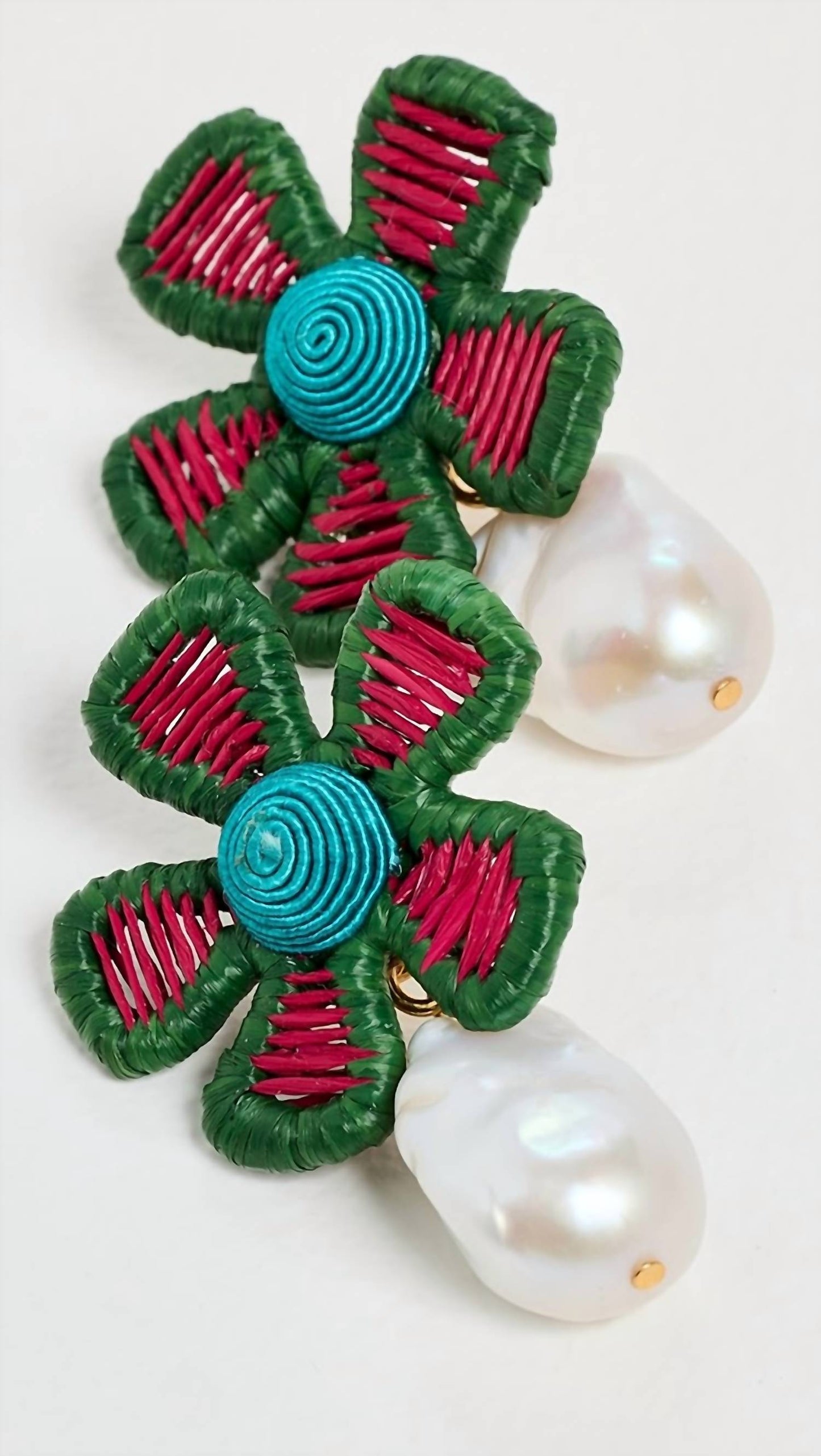 Lizzie Fortunato - CROWN DAISY EARRINGS IN MACAW (CLIP-ON)