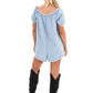 Free People - Daisy Denim Babydoll Romper