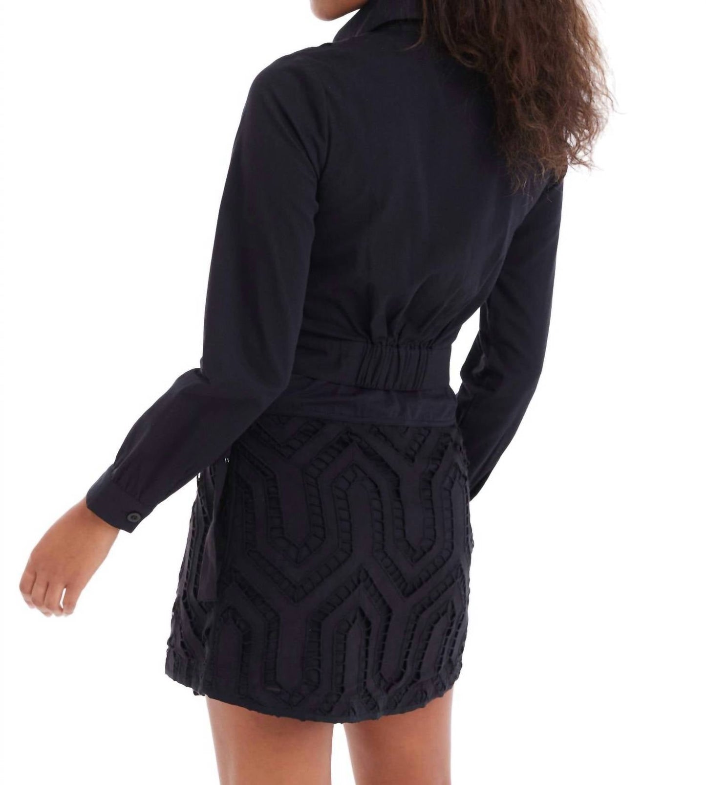 Allison New York - Diamond Crop Shacket