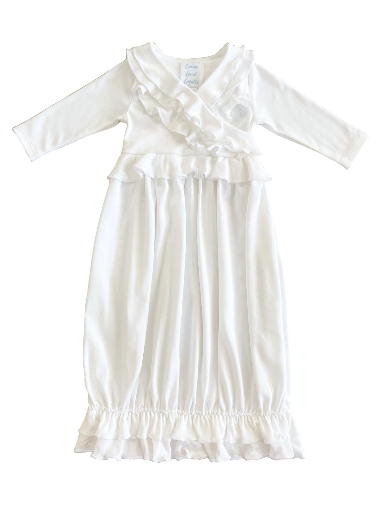 Lemon Loves Lime - Layette Basic Jenna Gown