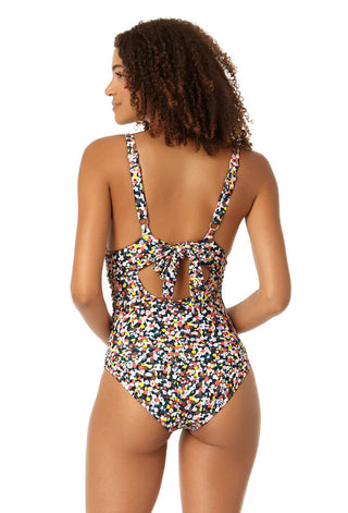 Anne Cole - Soft Band Shirred One Piece Swimsuit