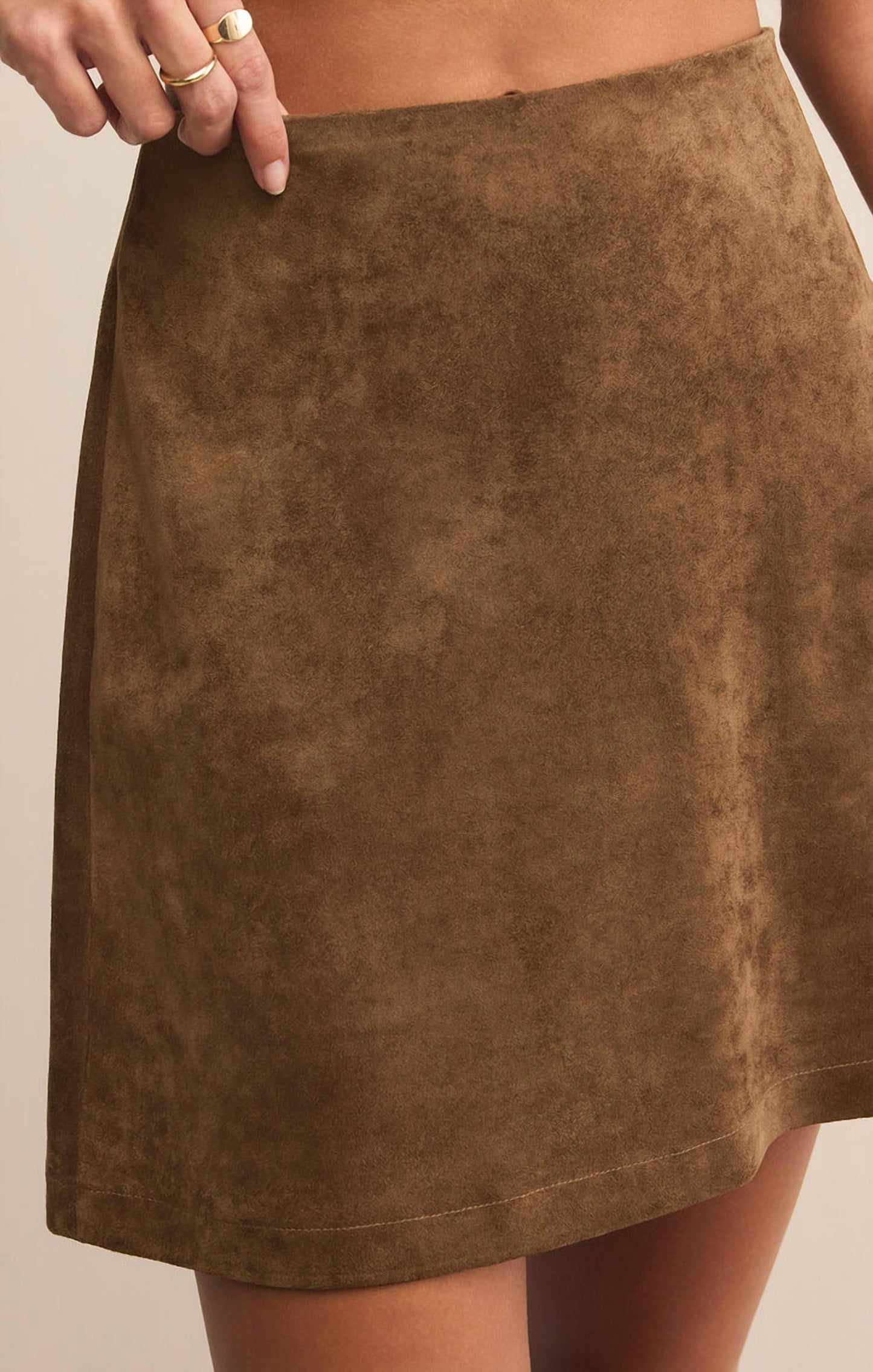 Z Supply - Ciera Suede Mini Skirt