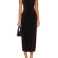 Steve Madden - Cleo Velvet Mockneck Midi Dress