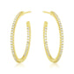Melinda Maria - Women's Badass 1" Hoop Earrings