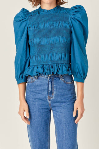 English Factory - Ellis Puff Sleeves Top
