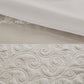 Embroidered 8 Piece Comforter Set Neutral Queen