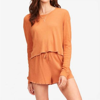 Billabong - Pick Me Up Waffle Knit Long Sleeve Top